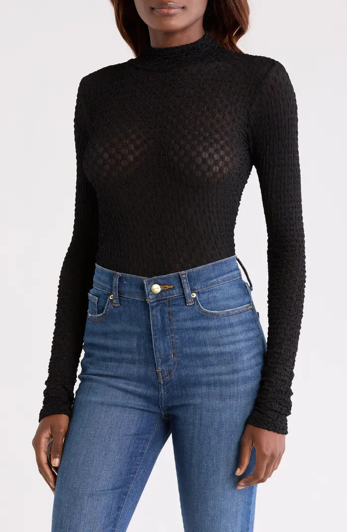 FRAME Mesh Turtleneck | Nordstromrack | Nordstrom Rack