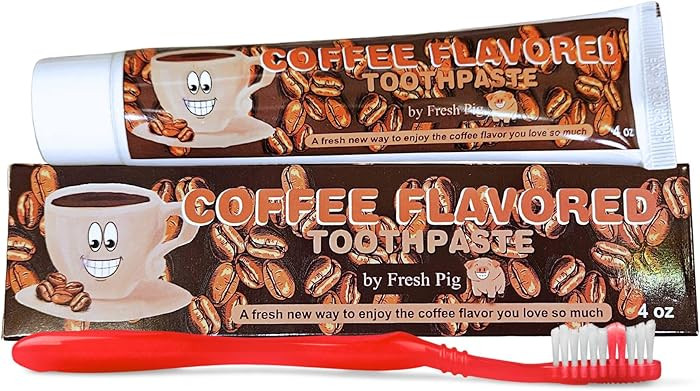 Coffee Flavored Toothpaste - Coffee Lovers Gift Ideas White Elephant Gifts for Adults Under 10 Fl... | Amazon (US)