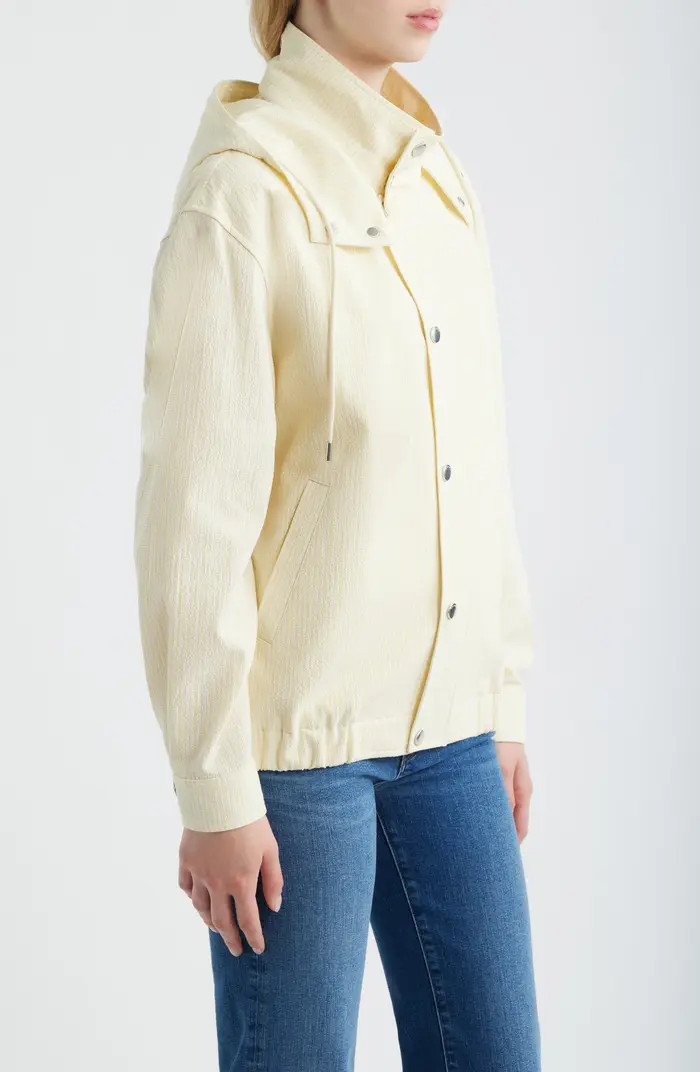 FRAME The Seersucker Track Jacket | Nordstrom | Nordstrom