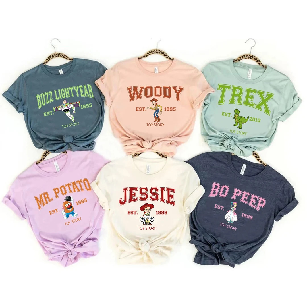 Disney Toy Story Group Shirt, Friends Shirt, Birthday Toy Story Shirt, Toy Story Group Shirt, Toy... | Etsy (US)