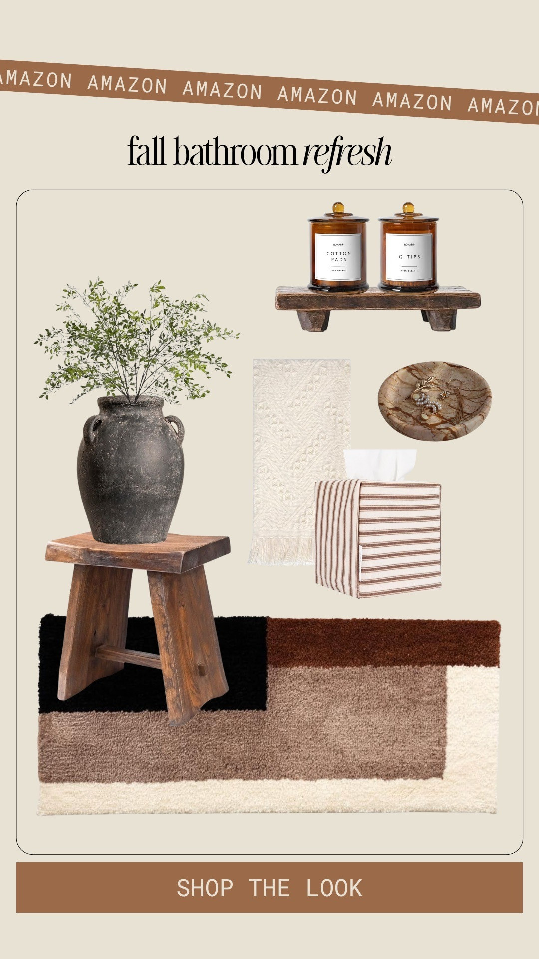 Fall bathroom refresh finds to make your space feel luxe! 

 #LTKSeasonal #LTKHome #LTKStyleTip