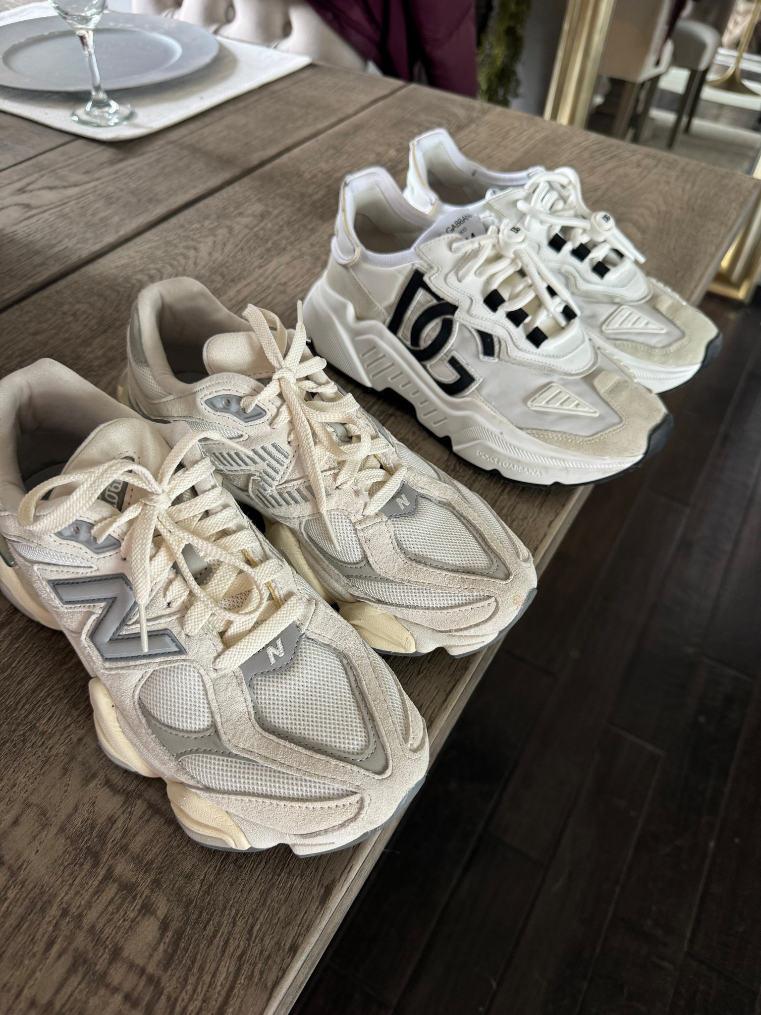 Favorite chunky tennis shoes. Wore daily exploring Boston and Salem mass