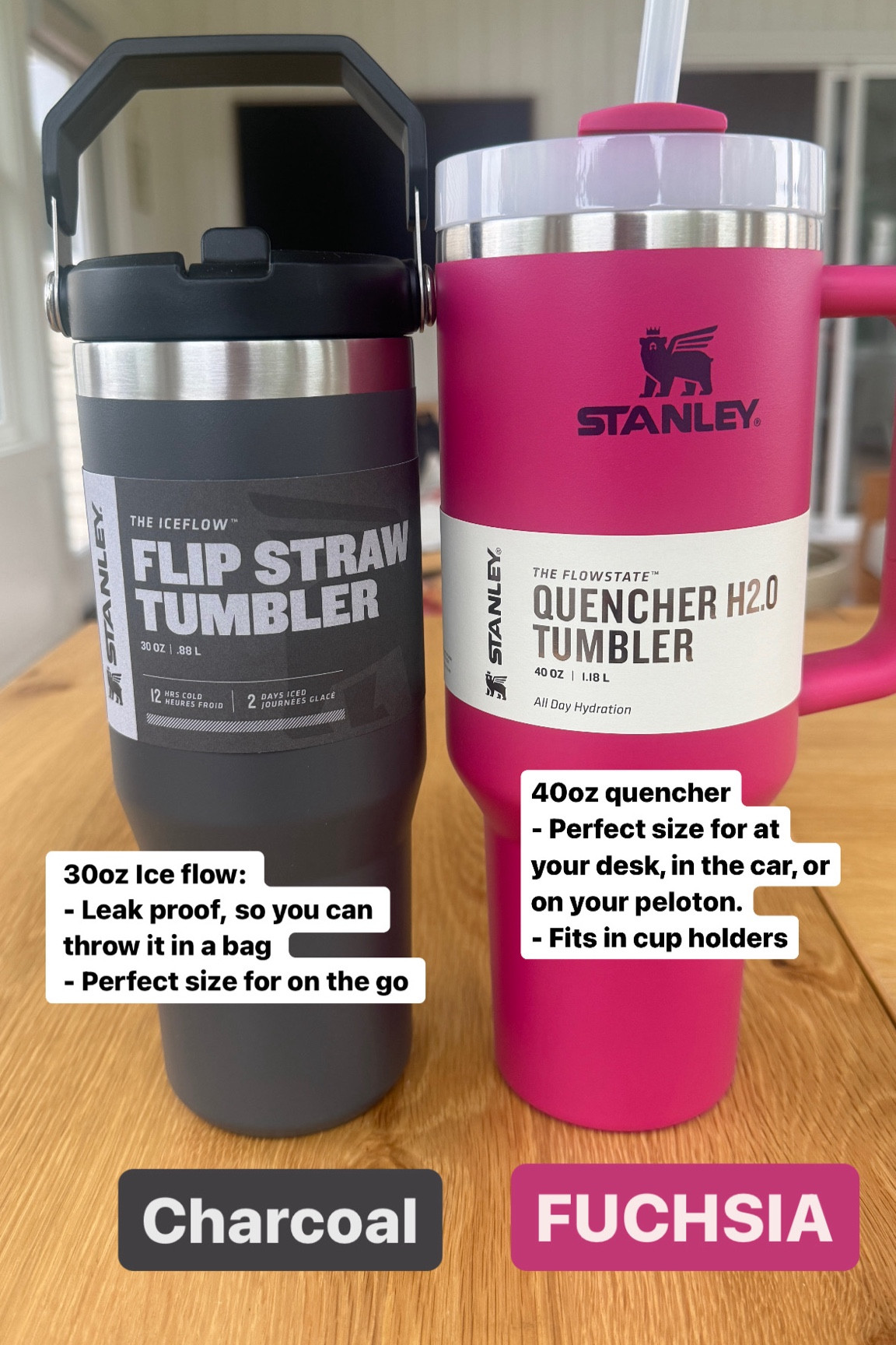 We love our Stanleys! We love the 30oz Ice flow and the 40oz quencher! The quality is unmatched! ⭐️⭐️⭐️⭐️⭐️

@staney_brand #stanleypartner