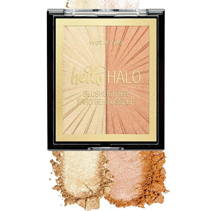 wet n wild MegaGlo Blushlighter, Blendable Blush & Highlighter Set, Shimmery Metallic Finish, I M... | Amazon (US)