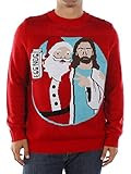 Amazon.com: Tipsy Elves Ugly Christmas Sweater for Men from Featuring Santa Unicorn Size X-Large ... | Amazon (US)