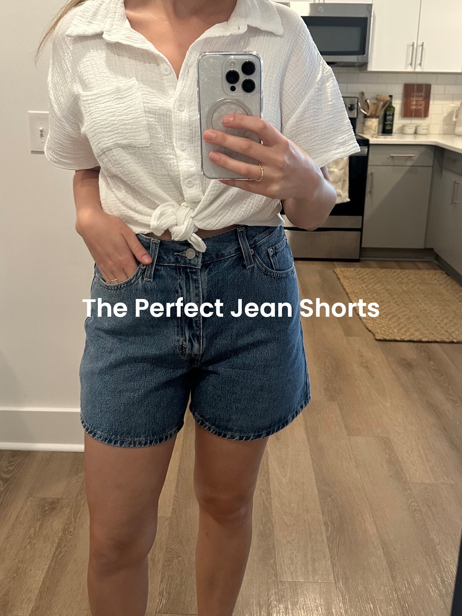 The perfect short — 95% cotton, adjustable waist, thick denim! I’m usually a size 6 Jean and got these in a 28. 

#LTKFindsUnder100 #LTKTravel #LTKStyleTip