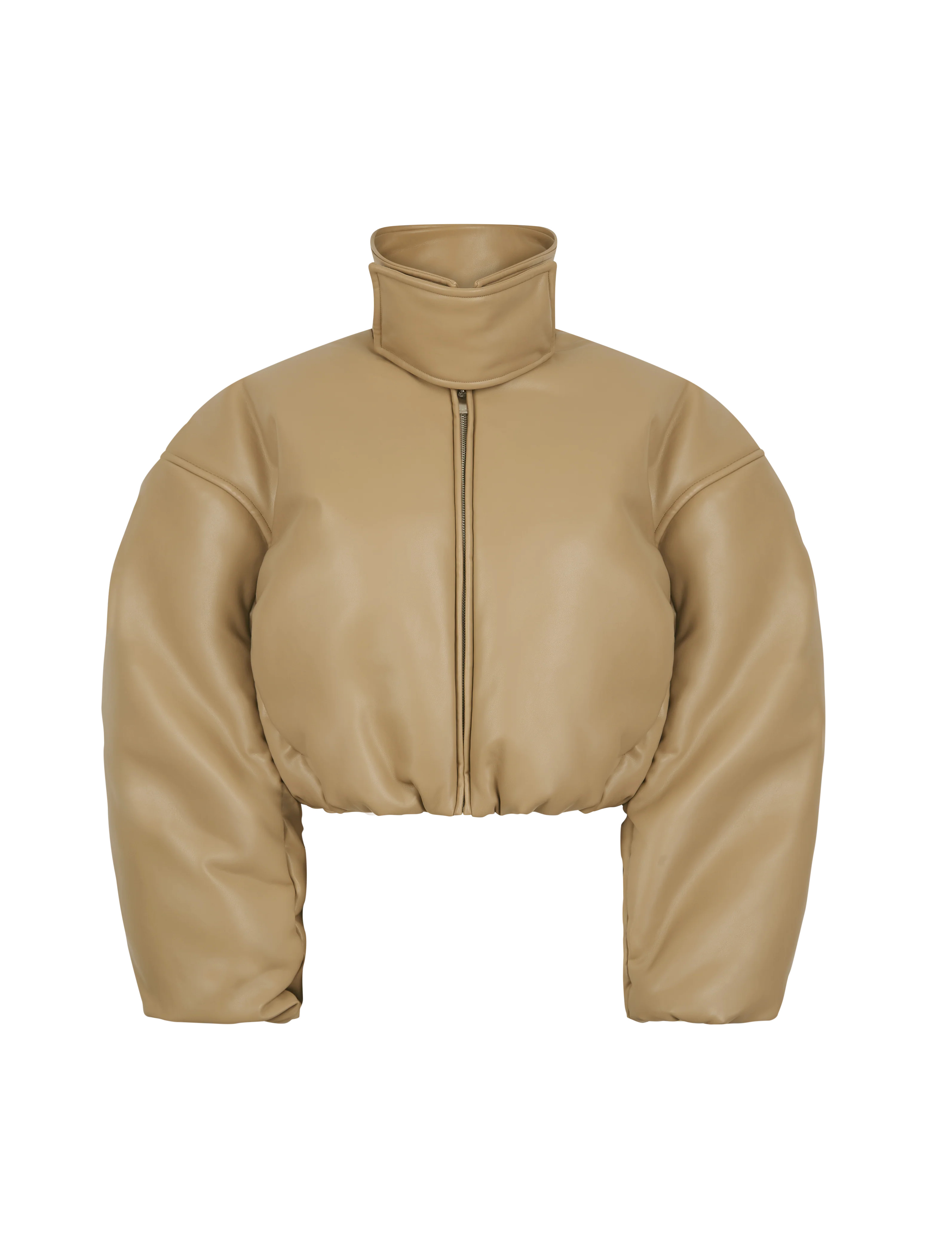 Aspen Puffer Jacket - Beige | Maebe