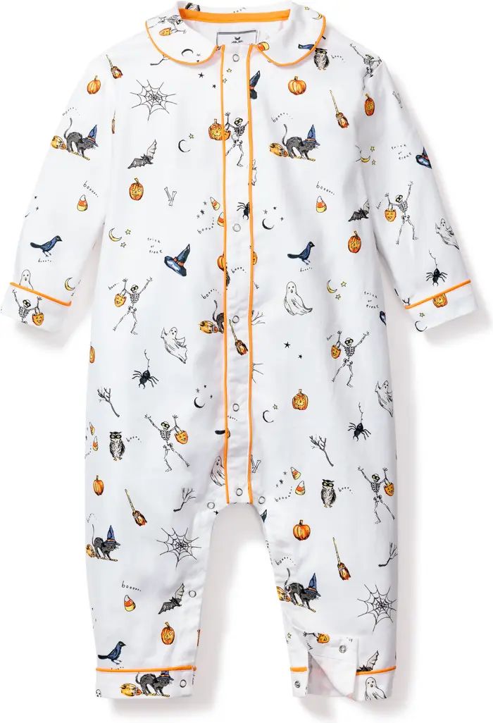 Petite Plume Trick or Treat Halloween One-Piece Pajamas | Nordstrom | Nordstrom