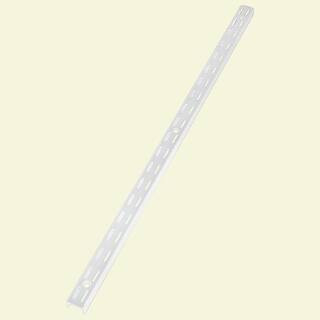 Rubbermaid 25 in. White Twin Track Upright for Wire Shelving-FG4B8700WHT - The Home Depot | The Home Depot