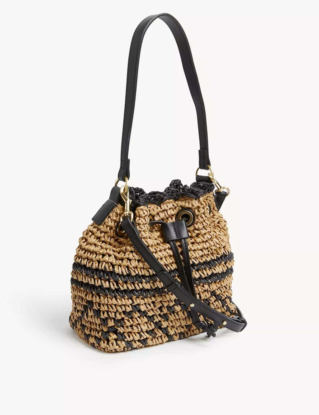 Straw Duffle Cross Body Bag | Marks & Spencer (UK)