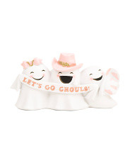 6.5in Resin Three Happy Ghosts With Banner Decor | Halloween | Marshalls | Marshalls