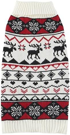 Amazon.com : Ugly Vintage Knit Xmas Reindeer Holiday Festive Dog Sweater for Small Dogs, Small (S... | Amazon (US)