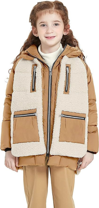 Orolay Children Hooded Down Coat Girl's Quilted Puffer Jacket Boy's Winter Jackets | Amazon (US)