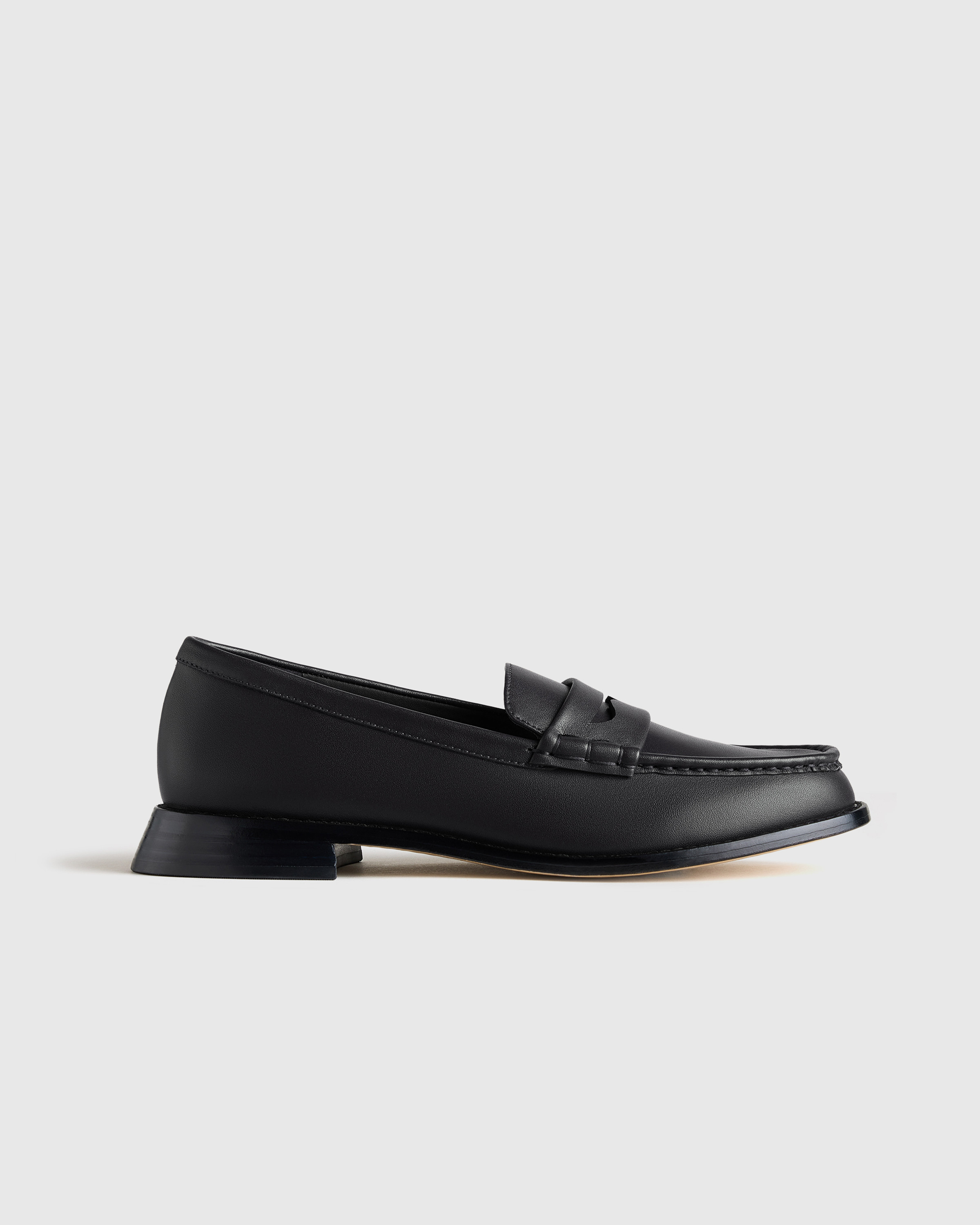Quince | Women's Italian Leather Penny Loafer in Coffee Bean, Size 11 | Quince