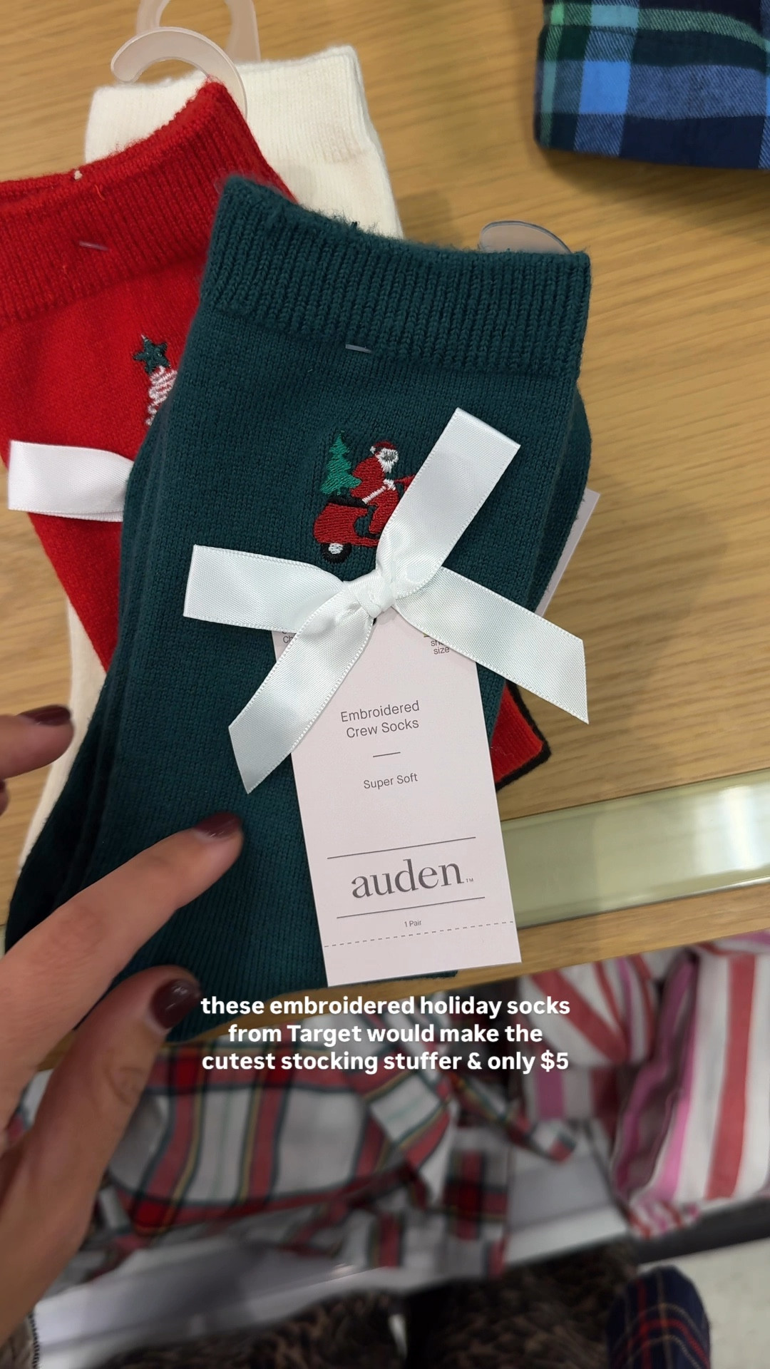 cutest embroidered socks from target would make the perfect stocking stuffer 

& only $5

#LTKSeasonal #LTKHoliday #LTKGiftGuide