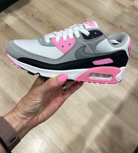 Looooove the pink, black, and gray combo in this Nike air max 90’s! Soooo cute! (And also, they match my nails😂)

#LTKshoecrush #LTKfitness #LTKtravel