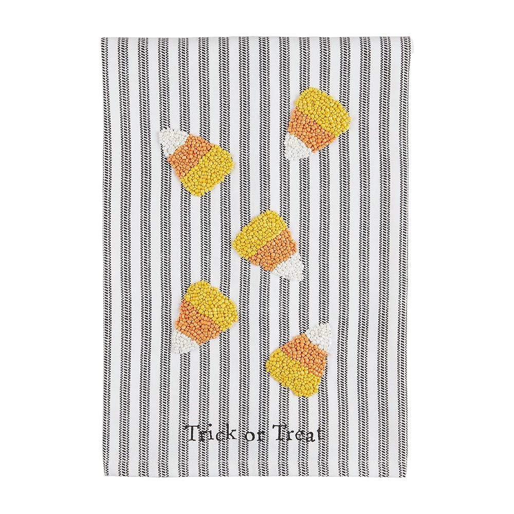 Mud Pie Halloween Bead Towel, Candy, 26" x 14" | Amazon (US)