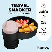 Hoovy Silicone Travel Snacker, Black, Universal Fit, Unisex, BPA Free, Mess Free, Car Seat Tray | Walmart (US)