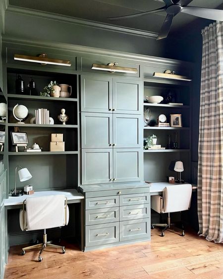 This Moody & Masculine Office might be our new favorite transformation! With a whole new desk built-in, furniture, and decor this space is a definite vibe. 👌🏻 #WoodlandsStyleHouse 
🔨: Rock Solid Improvements

#LTKsalealert #LTKstyletip #LTKhome