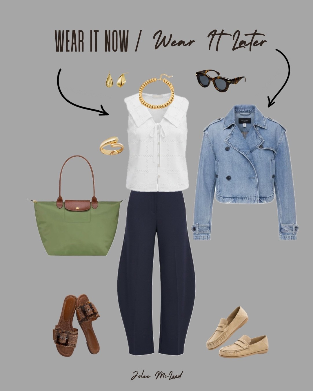 Wondering how to take that crisp white tank from today’s unboxing into the fall with you??  I’ve got you covered!  Swap out the raffia slides for suede loafers and throw on a fabulous denim bomber!

#LTKgrwm #LTKootd #LTKOver40