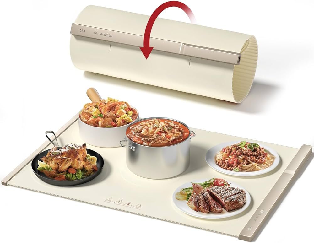 Electric Warming Tray with Adjustable Temperature, Laudlife 5 in 1 Food Warmer for Parties Featur... | Amazon (US)