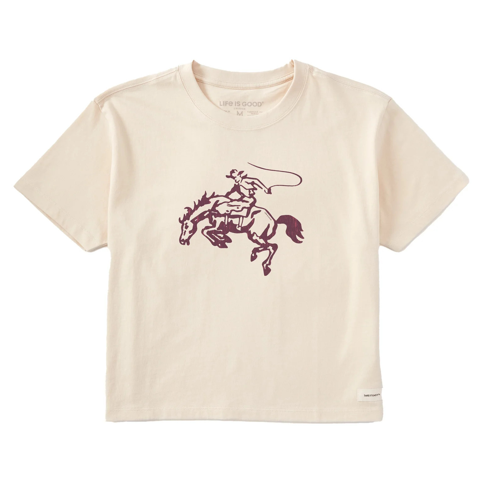 Women's Let's Rodeo Short Sleeve Crusher Boxy Tee | Life is Good