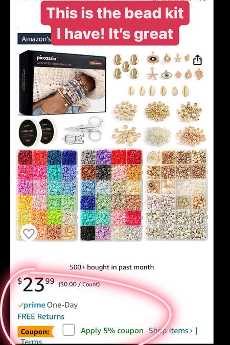Bead kit I have from Amazon 

#LTKhome