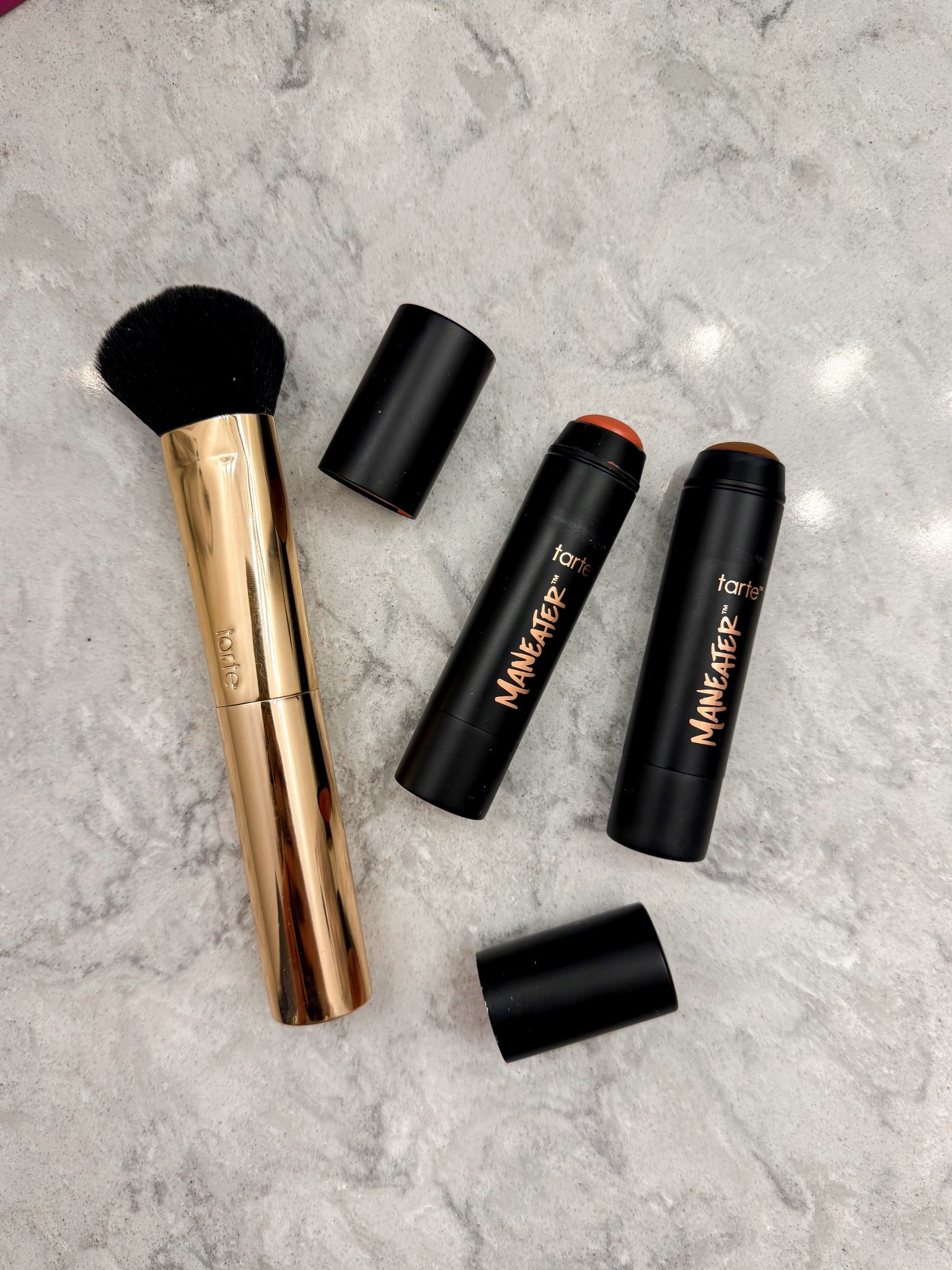 Tarte blush & bronzer duo
Bronzer: after dark
Blush: pink

#LTKBeauty