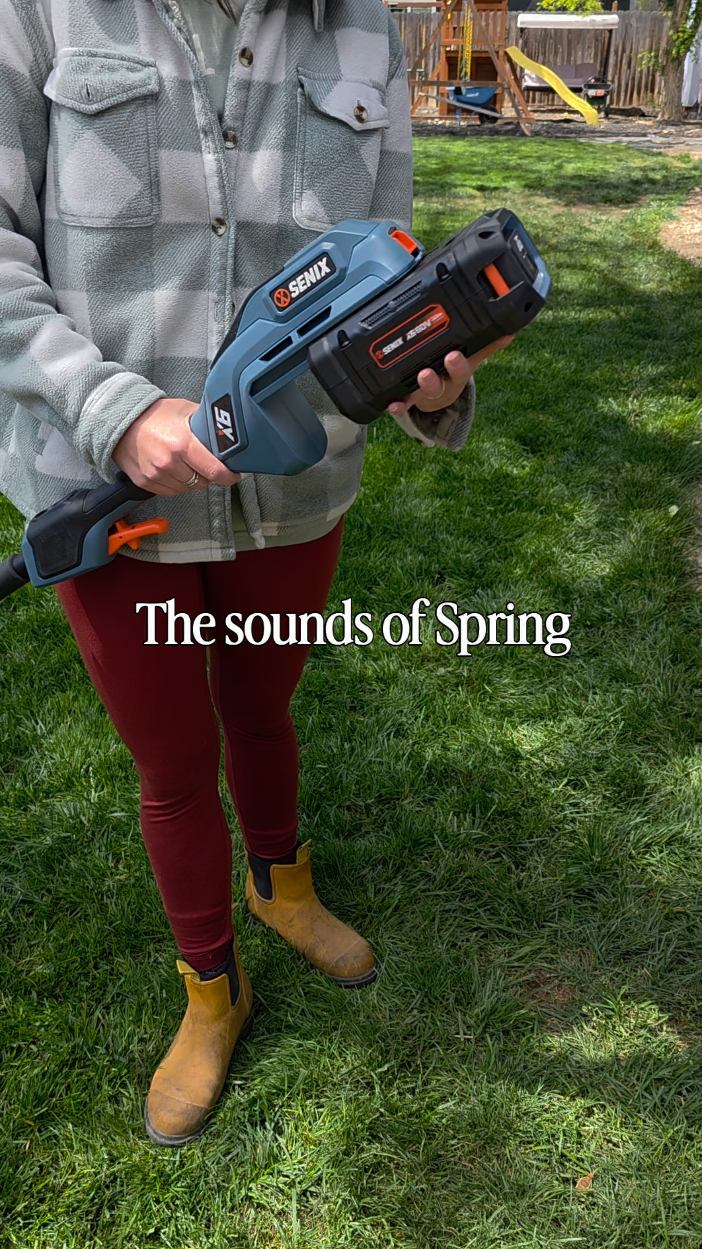 Ah, love the sounds of working outdoors. This new string trimmer of ours makes things easy for spring clean up! 

 #LTKSeasonal #LTKHome