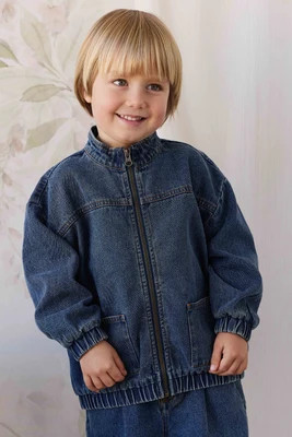 Murray Denim Jacket - Classic Wash Denim 7YR | Jamie Kay