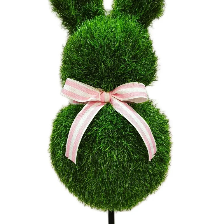 Artificial Bunny Topiary Decoration, 35.5", Easter by Way To Celebrate | Walmart (US)