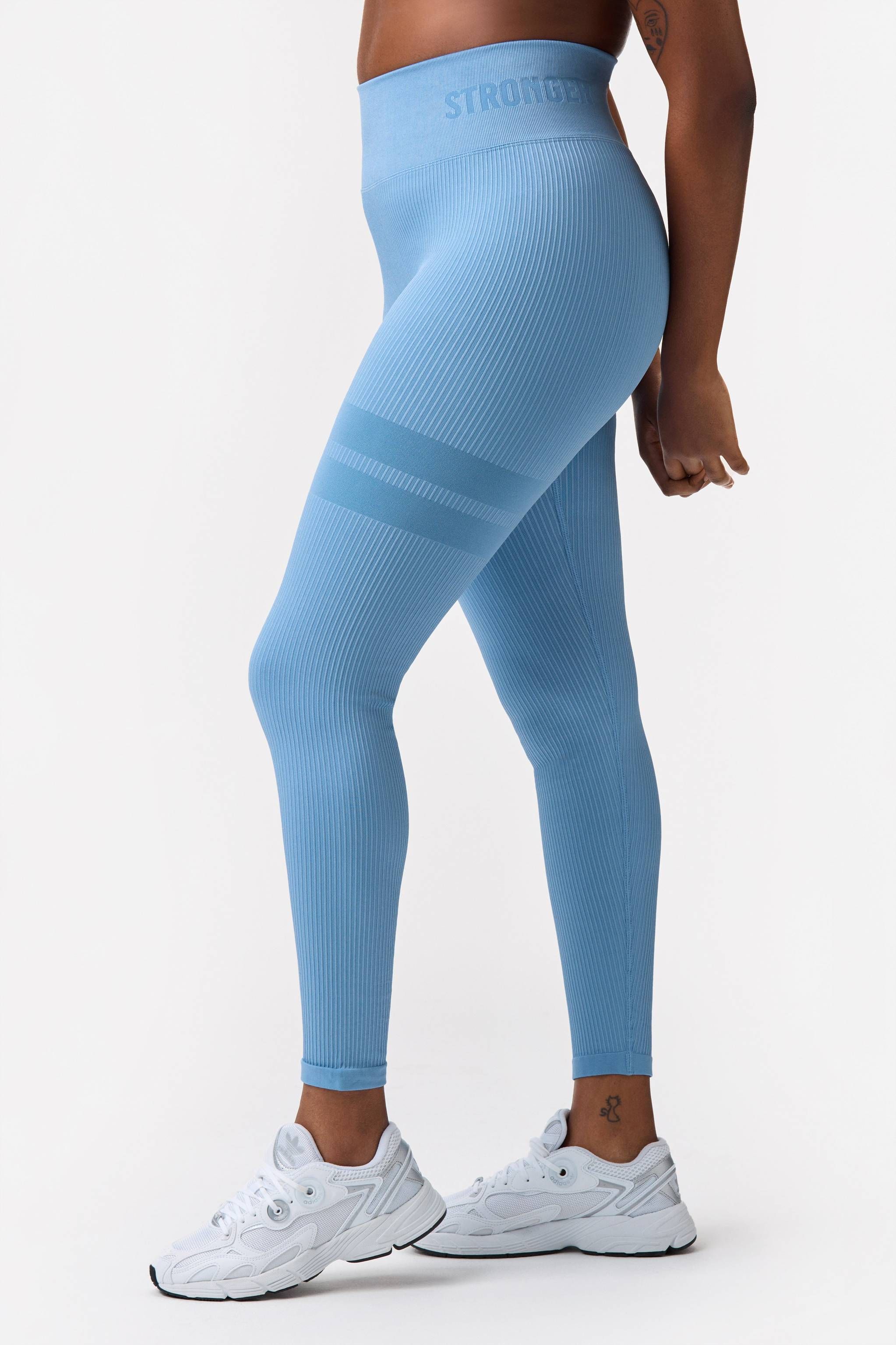 Rib Seamless Tights | Strongerlabel.com