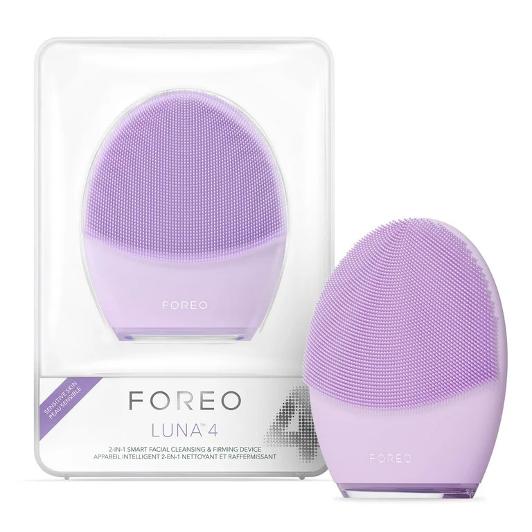 FOREO LUNA 4 2-in-1 Smart Facial Cleansing & Firming Massage Device for Sensitive Skin | Walmart (US)
