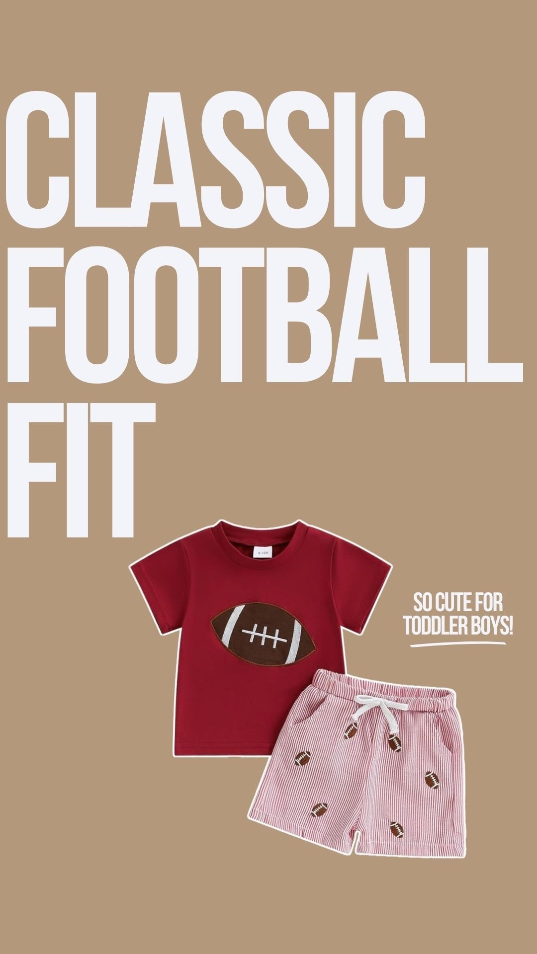 cute toddler boy football outfit • red outfit for chiefs game • kids outfits for football game 

#LTKBaby #LTKFindsUnder50 #LTKKids