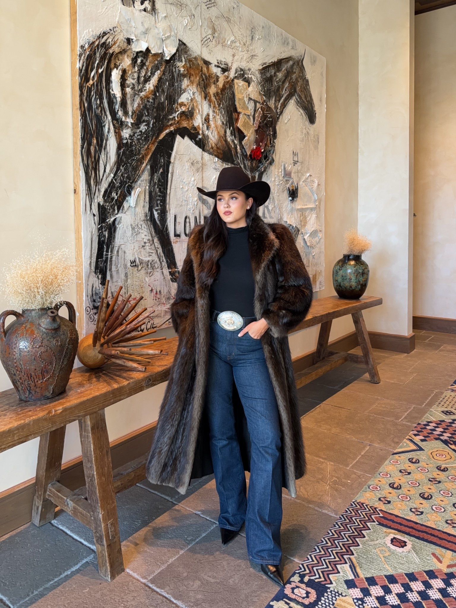 western chic look for a day in ft. worth !! 

#western #westernchic #fur

#LTKTall #LTKootd