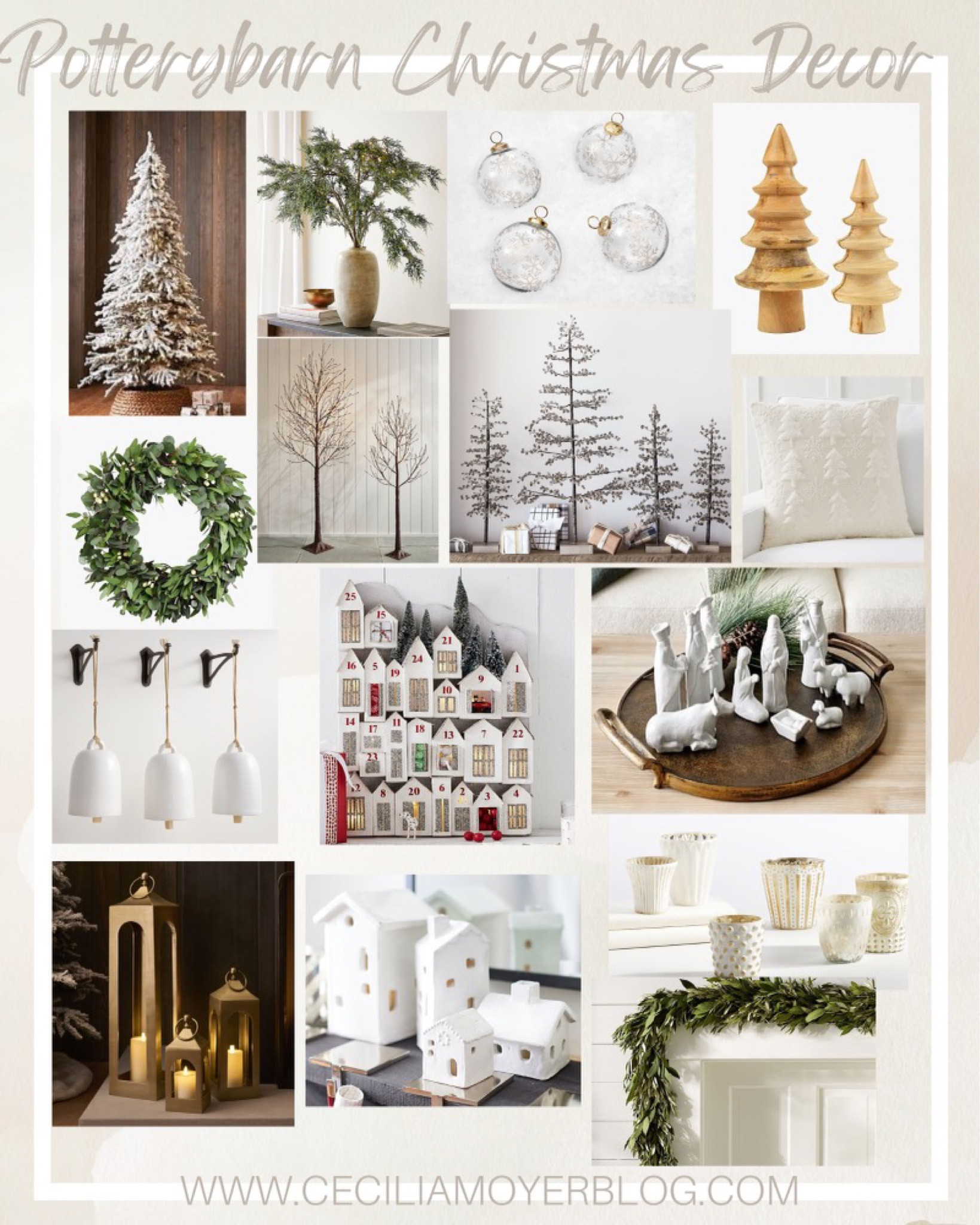 Pottery Barn Christmas decor!  Holiday decor - modern home - wood tree decor - advent calendar - christmas garland - Christmas tree - neutral holiday decor - Christmas wreath

#LTKunder100 #LTKHoliday #LTKhome