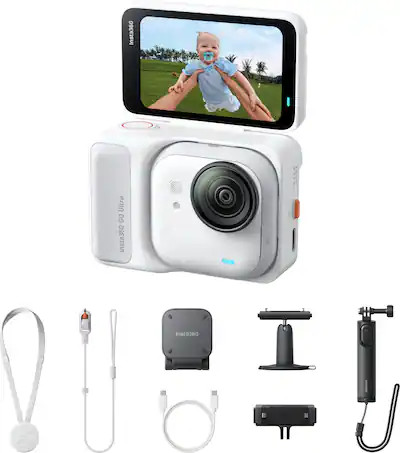 Insta360 - GO Ultra Action Camera Creator Bundle - White | Best Buy U.S.