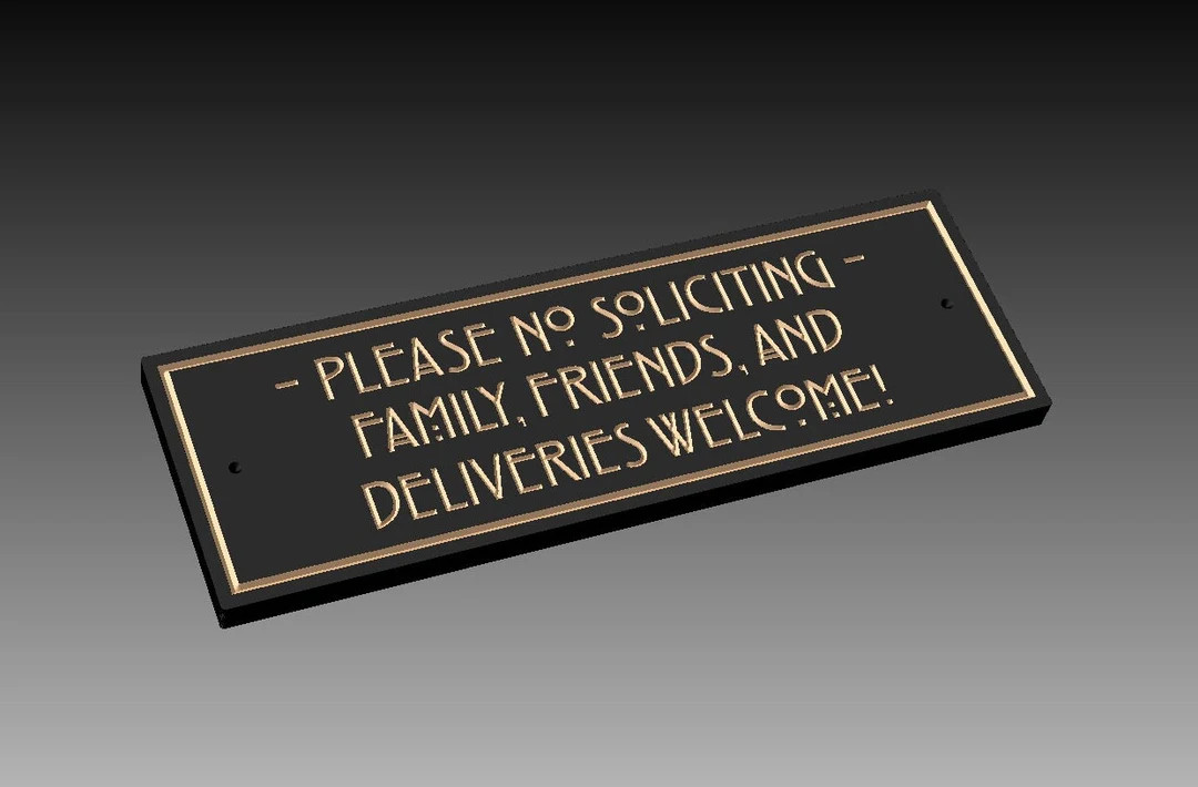 SIGN102 12 X 4 X 1/2 Engraved Please No Soliciting, Custom Carved Wood Sign, Realtor Gift - Etsy | Etsy (US)