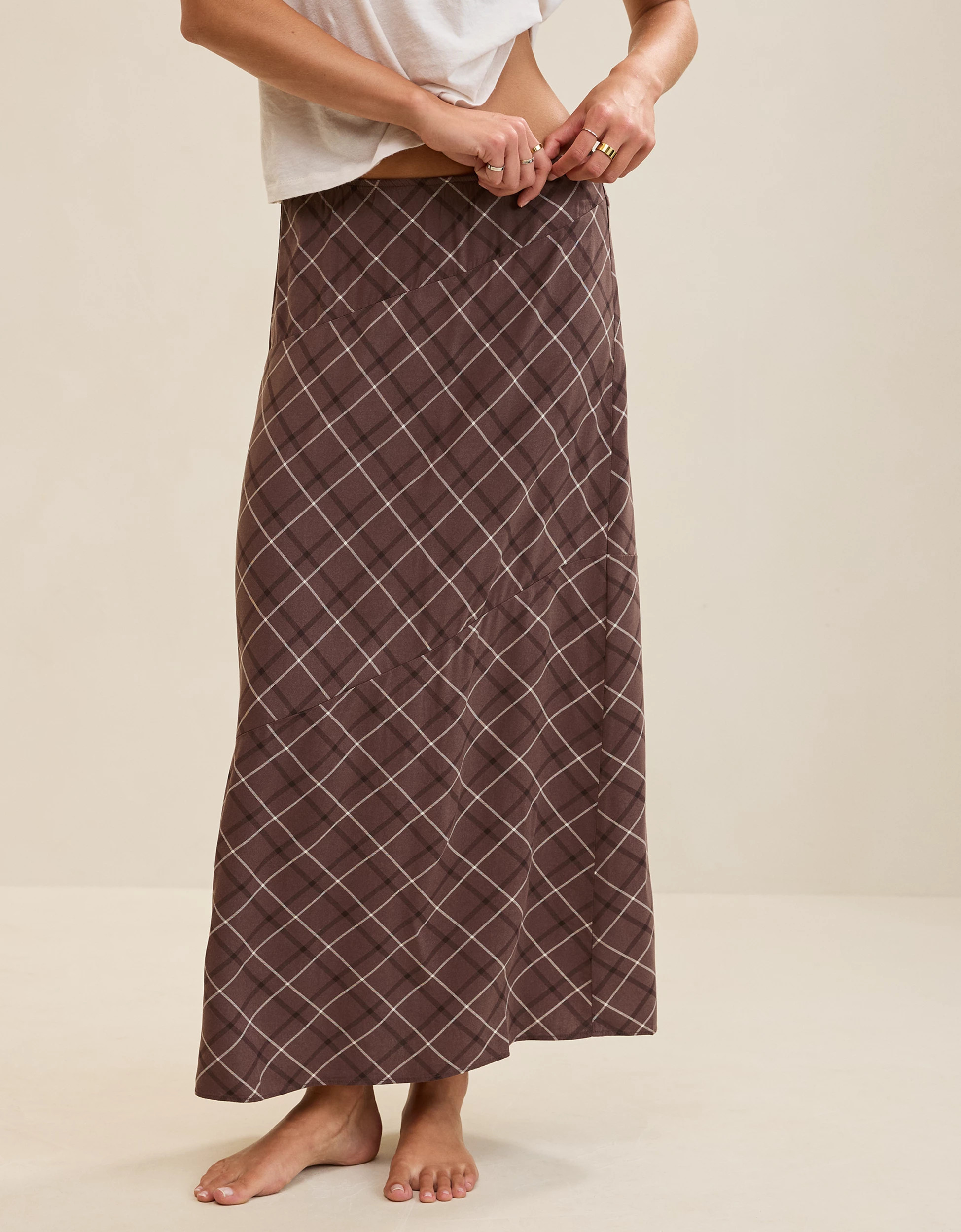 Aerie Happy & Drapey Maxi Skirt | Aerie