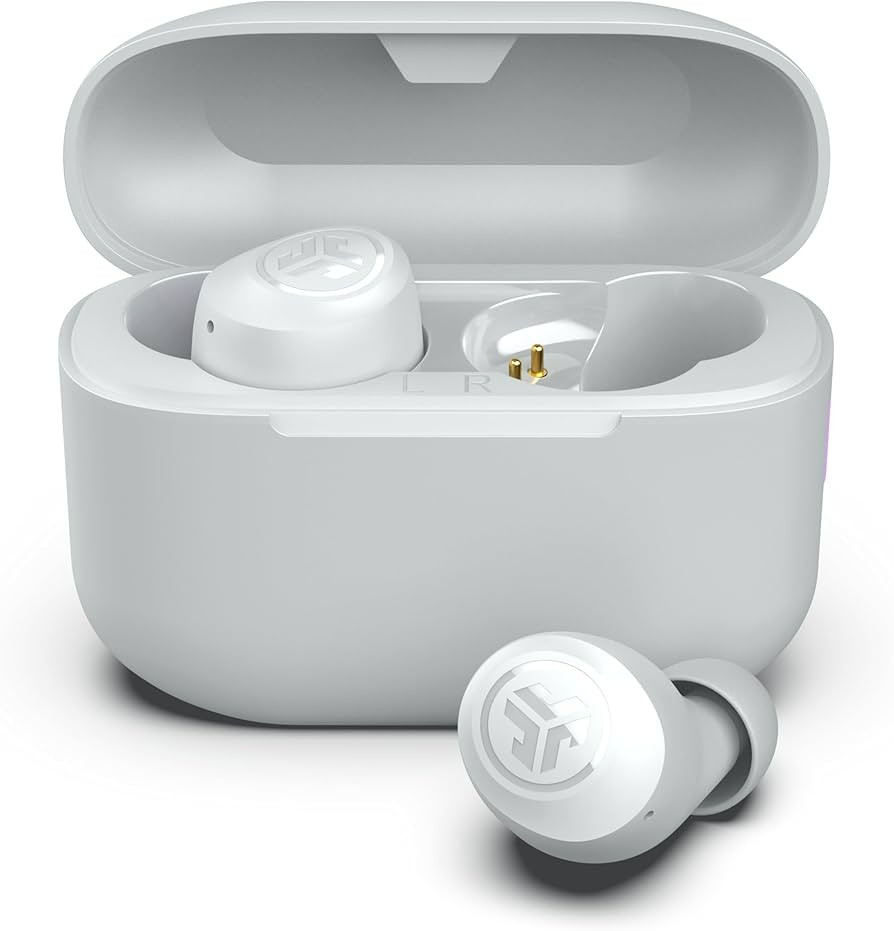 JLab Go Air Pop True Wireless Bluetooth Earbuds & Charging Case - White, Dual Connect, IPX4 Sweat... | Amazon (US)