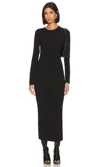 Good Touch Long Sleeve Maxi Dress in Black001 | Revolve Clothing (Global)