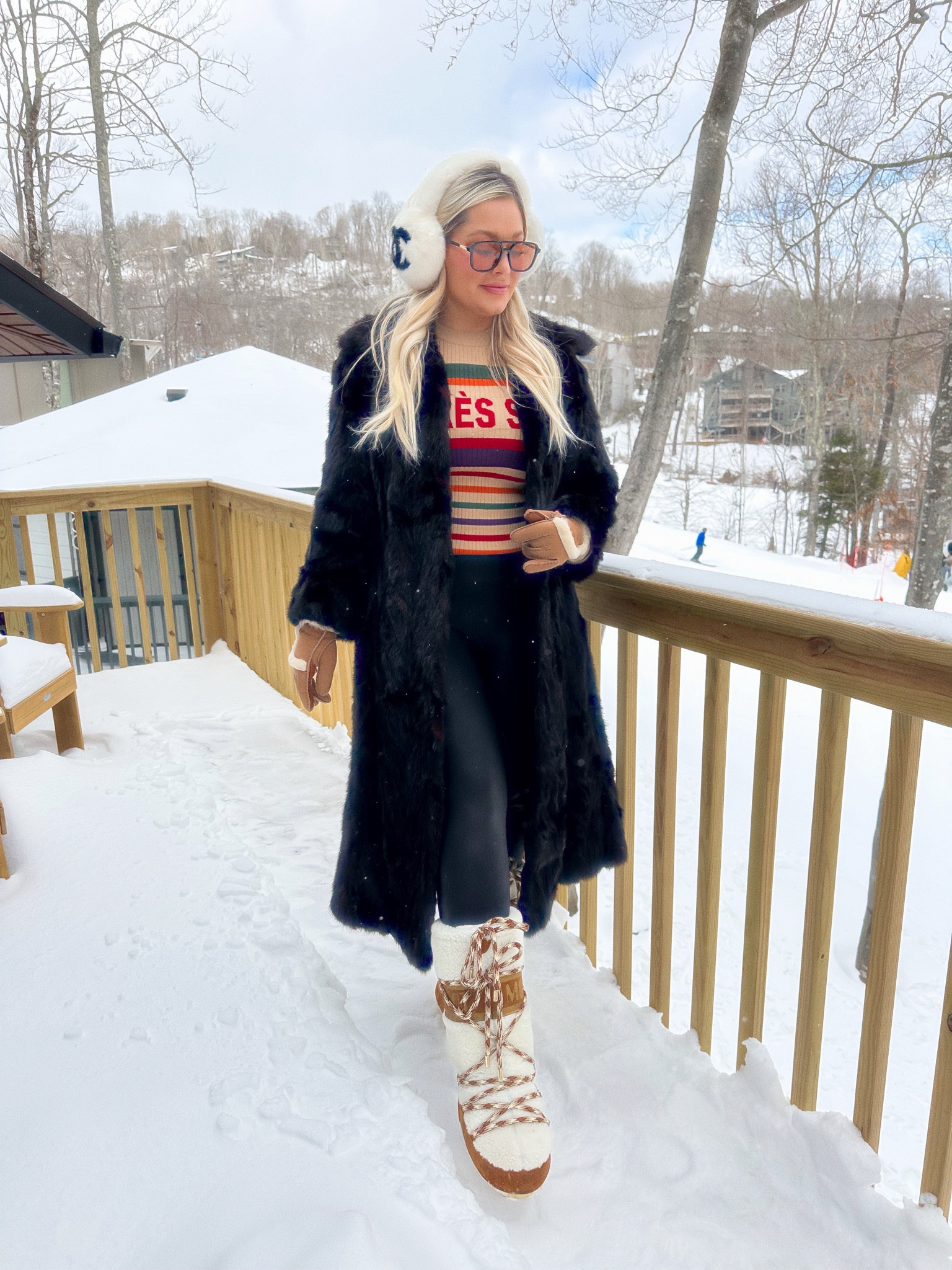 Apres Ski sweater on sale! 
Wearing size small! 

#LTKSaleAlert #LTKTravel #LTKShoeCrush