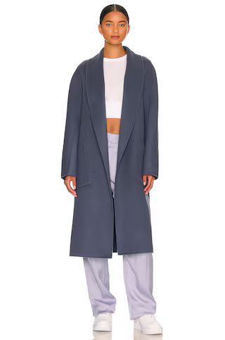 LAMARQUE Thara Coat in Smoked Blue from Revolve.com | Revolve Clothing (Global)