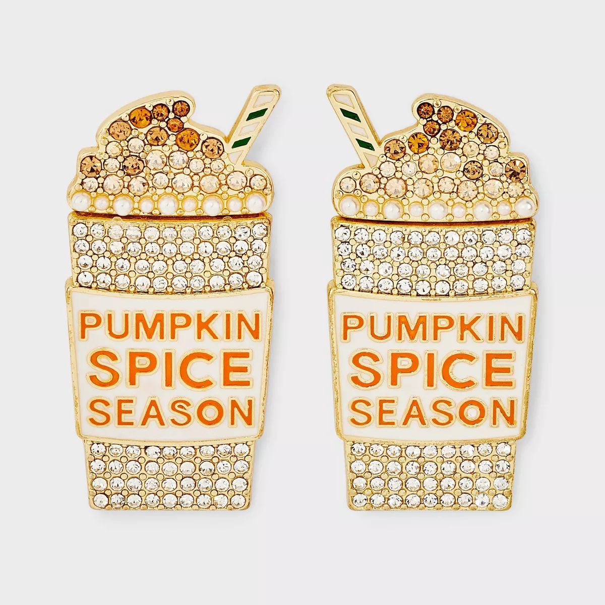 SUGARFIX by BaubleBar Pumpkin Spice Drop Earrings - Gold | Target