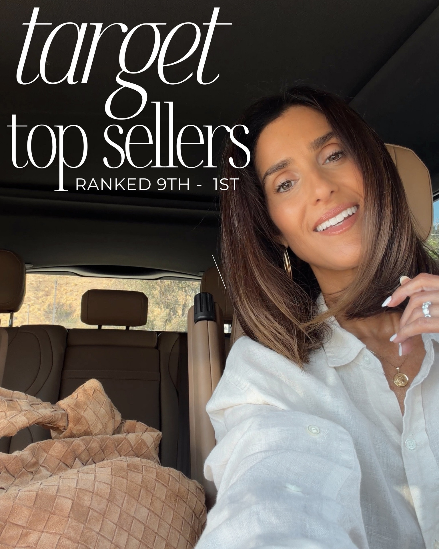 Target top sellers ranked 9th to 1st! 
I’m just shy of 5-70 for reference: 
Jeans: runs tts 
White pants : XS 
Sandals: tts 
Jacket: small 
#stylinbyaylin #aylin #target

#LTKSeasonal #LTKootd #LTKOver40
