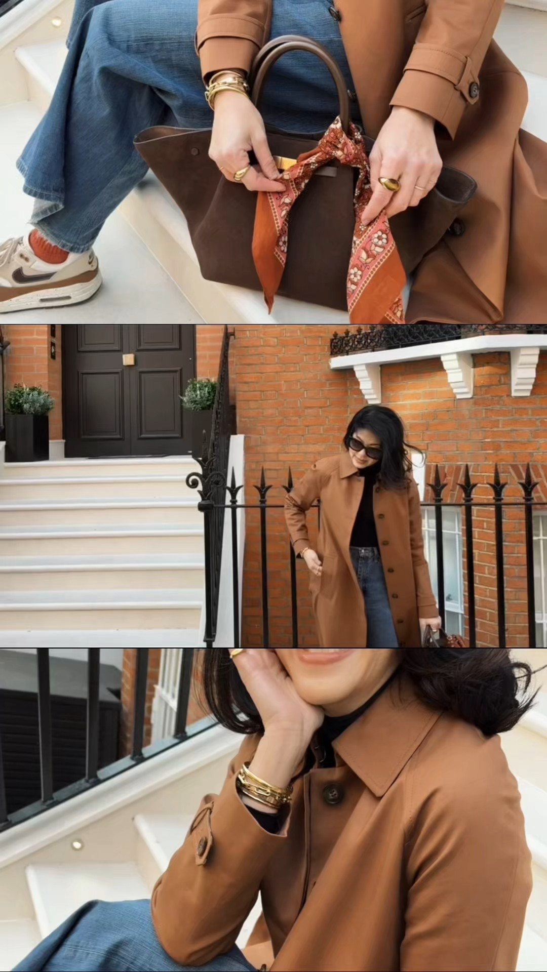 Essential. Timeless. Iconic. 

The season of the trench coat is upon us. Finally. 

Trench*: @hobbslondon 
Rollneck: @intimissimi 
Jeans: @elvdenim 
Bag: @demellierlondon 
Scarf: @sezane 
Air max trainers: @nikelondon 
Sunglasses: @celine 
Earrings: @completedworks 

Link in stories and my LTK account. 

* ad/pr item
.
.
.
.
#midlifechic  #timelessstyle #trenchcoats #classictrench #mochamousse2025 #springoutfit

#LTKeurope