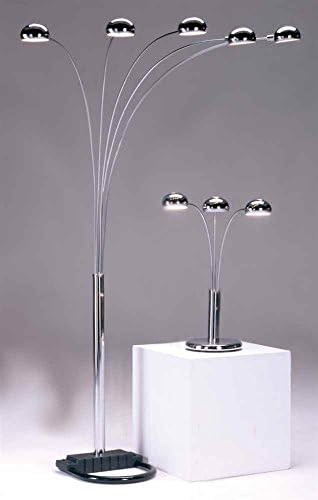 Bernards Chrome Spider Floor Lamp | Amazon (US)