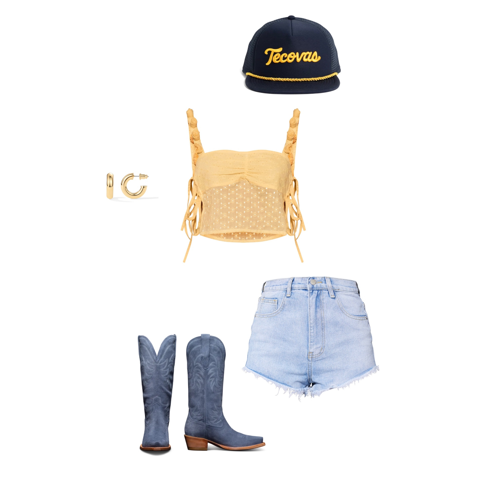 Country Concert Inspo! This outfit is so cute! The boots I have linked aren’t the navy color because I think they are out of stock…BUT I’ll fix it when they are in stock! 🤍

#LTKStyleTip #LTKU