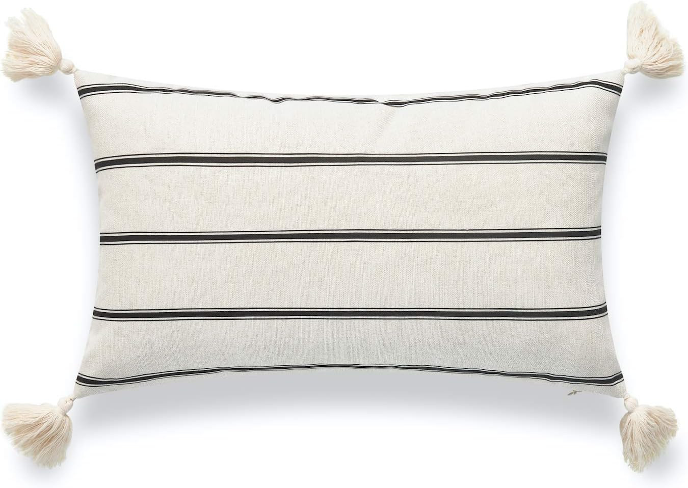 Hofdeco Modern Boho Moroccan Indoor Outdoor Lumbar Pillow Cover ONLY for Backyard, Couch, Sofa, N... | Amazon (US)