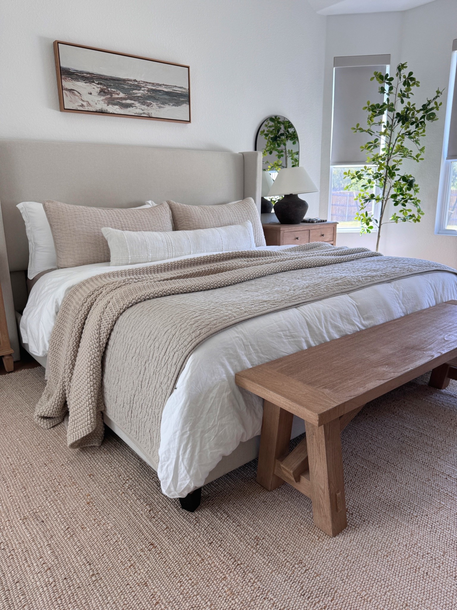 Bedroom Goals 🛏️🌤️ is this your vibe?

Comfy, Textured, Neutral and Layered is my vibe.

Sharing all my bedroom links!

Quince bedding, bedsure duvet, amazon finds, quince quilt, jute rug, pottery barn style, looks for less, bedframe, wayfair finds, wood bench, upholstered bed frame, neutral bedding

#LTKStyleTip #LTKFindsUnder100

#LTKSaleAlert #LTKHome